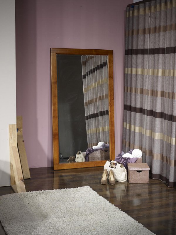 Miroir Bois Clair : Miroir glace biseaut?e en Merisier Massif , meuble en Merisier massif Miroir Bois Clair : Miroir glace biseaut?e en Merisier Massif , meuble en Merisier massif