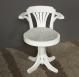Fauteuil de Bureau Valérie réalisé en Hetre massif Laqué Ivoire Usé et Patiné FAUTEUIL DE BUREAU Fauteuil de Bureau Valérie réalisé en Hetre massif Laqué Ivoire Usé et Patiné FAUTEUIL DE BUREAU
