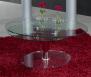 Table basse ovale verre et chrome articulée TABLE BASSE Table basse ovale verre et chrome articulée TABLE BASSE