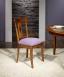 Chaise Syriel réalisée en Merisier Massif de style Louis Philippe Assise Mauve CHAISES Chaise Syriel réalisée en Merisier Massif de style Louis Philippe Assise Mauve CHAISES