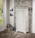 Bonnetière 1 porte 1 tiroir Lucas réalisée en chêne massif de style Louis Philippe Finition Chêne Broséé Gris Perle BONNETIERE Bonnetière 1 porte 1 tiroir Lucas réalisée en chêne massif de style Louis Philippe Finition Chêne Broséé Gris Perle BONNETIERE