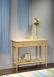 Console Mathieu réalisée en Chêne de style Directoire Finition Chêne Brossé Naturel CONSOLE Console Mathieu réalisée en Chêne de style Directoire Finition Chêne Brossé Naturel CONSOLE