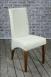 Chaise Loann en Hêtre massif, assise et dos capitonnés de couleur Ecru CHAISES Chaise Loann en Hêtre massif, assise et dos capitonnés de couleur Ecru CHAISES