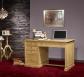 Bureau 5 tiroirs Victor réalisé en Chêne de style Louis Philippe Finition Chêne Brossé Naturel Bureau Bureau 5 tiroirs Victor réalisé en Chêne de style Louis Philippe Finition Chêne Brossé Naturel Bureau