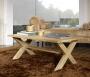 Table basse rectangulaire Jules réalisée en chêne de style Campagnard Finition Chêne Brossé Naturel Table basse rectangulaire Table basse rectangulaire Jules réalisée en chêne de style Campagnard Finition Chêne Brossé Naturel Table basse rectangulaire