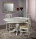 Table Ovale pied central Romain réalisée en Chêne Massif de style Louis Philippe 150x110 Finition Chêne Brossé Gris Perle Table Ovale Table Ovale pied central Romain réalisée en Chêne Massif de style Louis Philippe 150x110 Finition Chêne Brossé Gris Perle Table Ovale