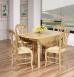 Table ronde à volets Diamètre 120 réalisée en chêne massif de style Louis Philippe 7 allonges de 40 cm Table ronde diam.120 Table ronde à volets Diamètre 120 réalisée en chêne massif de style Louis Philippe 7 allonges de 40 cm Table ronde diam.120