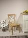Chaise Eliot réalisé en chêne massif de style Campagnard Finition Chêne Brossé Naturel et Ivoire CHAISES Chaise Eliot réalisé en chêne massif de style Campagnard Finition Chêne Brossé Naturel et Ivoire CHAISES