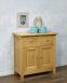 Petit buffet 2 portes 2 tiroirs réalisé en Chêne massif de style campagnard Finition Chêne Brossé BUFFET Petit buffet 2 portes 2 tiroirs réalisé en Chêne massif de style campagnard Finition Chêne Brossé BUFFET