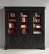 Bibliothèque 3 portes Flore réalisée en Merisier Massif de style Louis Philippe Patiné Noir et Rouge Bibliothèque Bibliothèque 3 portes Flore réalisée en Merisier Massif de style Louis Philippe Patiné Noir et Rouge Bibliothèque
