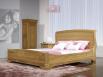 Lit Paul 160x200 en Chêne Massif de style Louis Philippe Finition chêne ciré Lit 160 Lit Paul 160x200 en Chêne Massif de style Louis Philippe Finition chêne ciré Lit 160