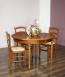 Table ronde 4 pieds plateau marquetté réalisée en Merisier de style Louis Philippe DIAMETRE 120 Finition Merisier Doré vieilli Table ronde diam.120 Table ronde 4 pieds plateau marquetté réalisée en Merisier de style Louis Philippe DIAMETRE 120 Finition Merisier Doré vieilli Table ronde diam.120