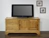 Meuble TV Arnaud réalisé en chêne massif de style Louis Philippe Portes Coulissantes MEUBLE TV Meuble TV Arnaud réalisé en chêne massif de style Louis Philippe Portes Coulissantes MEUBLE TV