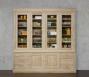 Bibliothèque 2 corps Eduardo réalisée en Chêne Massif de style Louis Philippe longueur 242 cm Finiton Chêne Brossé Blanchi Bibliothèque Bibliothèque 2 corps Eduardo réalisée en Chêne Massif de style Louis Philippe longueur 242 cm Finiton Chêne Brossé Blanchi Bibliothèque