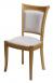 Chaise Benjamin en chêne massif de style Louis Philippe Tissu gris clair CHAISES Chaise Benjamin en chêne massif de style Louis Philippe Tissu gris clair CHAISES