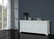 Buffet 4 portes 4 tiroirs réalisé en Merisier Massif de style Louis Philippe Finition Ivoire Patiné BUFFET Buffet 4 portes 4 tiroirs réalisé en Merisier Massif de style Louis Philippe Finition Ivoire Patiné BUFFET