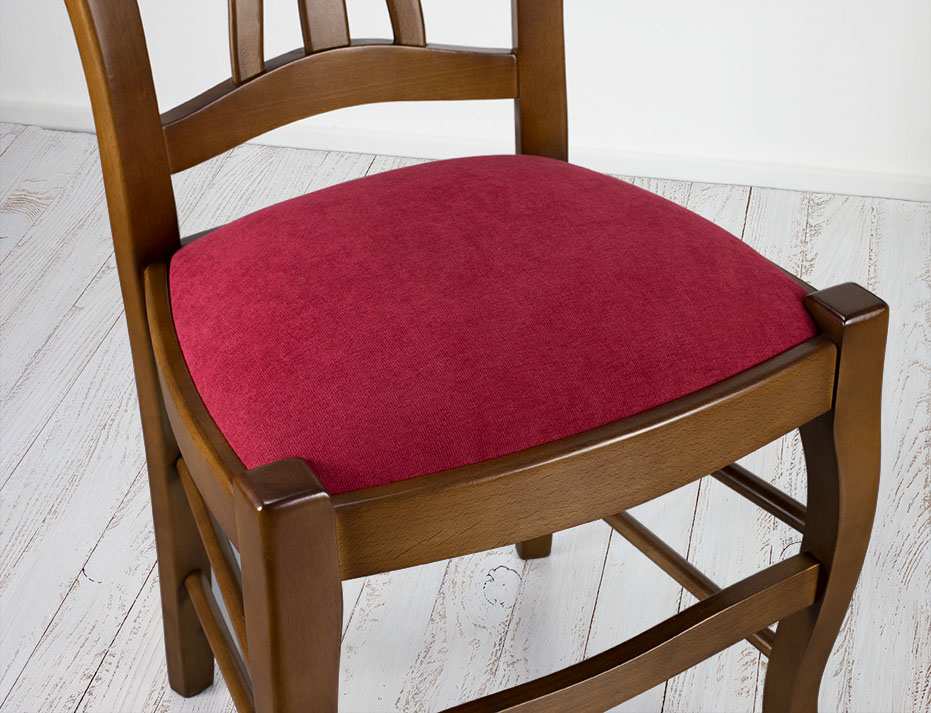 De Massif Camille Philippe En Hêtre Assise Tissu Style Louis Chaise 54ARjL3