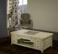 Table Basse Jeu d'échec réalisée en Merisier de style Louis Philippe LAQUE GRIS CLAIR TABLE BASSE Table Basse Jeu d'échec réalisée en Merisier de style Louis Philippe LAQUE GRIS CLAIR TABLE BASSE