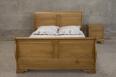 Lit Bateau réalisé en chêne massif 140*190 de style Louis Philippe Finition Chêne Naturel Patine Antiquaire Lit 140 Lit Bateau réalisé en chêne massif 140*190 de style Louis Philippe Finition Chêne Naturel Patine Antiquaire Lit 140