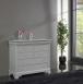 Commode 7 tiroirs Marie réalisée en Merisier Massif de style Louis Philippe Finition Gris Patiné COMMODE Commode 7 tiroirs Marie réalisée en Merisier Massif de style Louis Philippe Finition Gris Patiné COMMODE