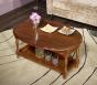 Table Basse Ovale à volets Zoé réalisée en merisier massif de style Louis Philippe TABLE BASSE Table Basse Ovale à volets Zoé réalisée en merisier massif de style Louis Philippe TABLE BASSE