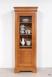 Vitrine 1 porte Clarisse réalisée en Merisier massif de style Louis Philippe SERRURE A GAUCHE VU DE FACE VITRINE Vitrine 1 porte Clarisse réalisée en Merisier massif de style Louis Philippe SERRURE A GAUCHE VU DE FACE VITRINE