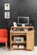Petit Bureau informatique Emeric réalisé en Chêne de style Louis Philippe Finition Chêne naturel Surface d'écriture noire (photographies) Bureau Petit Bureau informatique Emeric réalisé en Chêne de style Louis Philippe Finition Chêne naturel Surface d'écriture noire (photographies) Bureau