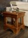 Bout de canapé ou table basse Léa réalisé en Merisier de style Louis Philipe table basse carrée Bout de canapé ou table basse Léa réalisé en Merisier de style Louis Philipe table basse carrée