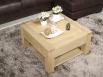 Table basse Jean-Gabriel réalisée en Chêne Massif Ligne Contemporaine table basse carrée Table basse Jean-Gabriel réalisée en Chêne Massif Ligne Contemporaine table basse carrée