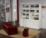 Bibliothèque 2 corps 4 portes Anne-Sophie, réalisée en Merisier Massif de style Directoire AVEC ECHELLE Finition Gris PERLE et IVOIRE Bibliothèque Bibliothèque 2 corps 4 portes Anne-Sophie, réalisée en Merisier Massif de style Directoire AVEC ECHELLE Finition Gris PERLE et IVOIRE Bibliothèque