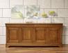 Buffet 4 portes Jean-Baptiste réalisé en Chêne Massif de style Louis Philippe Finition Chêne Moyen Patiné à l'ancienne BUFFET Buffet 4 portes Jean-Baptiste réalisé en Chêne Massif de style Louis Philippe Finition Chêne Moyen Patiné à l'ancienne BUFFET