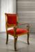 Fauteuil Crosse réalisé en hêtre massif de style Louis Philippe TISSU ALDECCO Fauteuil Fauteuil Crosse réalisé en hêtre massif de style Louis Philippe TISSU ALDECCO Fauteuil