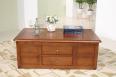 Table Bar Antoine réalisé en Chêne de style Louis Philippe avec 2 tiroirs va et vient TABLE BASSE Table Bar Antoine réalisé en Chêne de style Louis Philippe avec 2 tiroirs va et vient TABLE BASSE