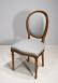 Chaise Emeline réalisée en Merisier Massif de style Louis XVI Suedine Gris Clair CHAISES Chaise Emeline réalisée en Merisier Massif de style Louis XVI Suedine Gris Clair CHAISES