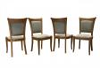 Lot de 5 Chaises Benjamin en chêne massif de style Louis Philippe Finition chêne moyen CHAISES Lot de 5 Chaises Benjamin en chêne massif de style Louis Philippe Finition chêne moyen CHAISES