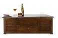 Table Basse Bar Hugo réalisée en Chêne de style Louis Philippe Finition chêne foncé TABLE BASSE Table Basse Bar Hugo réalisée en Chêne de style Louis Philippe Finition chêne foncé TABLE BASSE