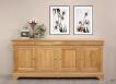 Buffet 4 portes Jean-Baptiste réalisé en Chêne Massif de style Louis Philippe Finition Chêne Naturel BUFFET Buffet 4 portes Jean-Baptiste réalisé en Chêne Massif de style Louis Philippe Finition Chêne Naturel BUFFET