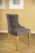Chaise de séjour Capitonnée, 4 pieds en MERISIER Massif Tissu Taupe CHAISES Chaise de séjour Capitonnée, 4 pieds en MERISIER Massif Tissu Taupe CHAISES