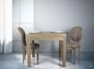 Table de repas 90x90 réalisée en Chêne massif de style Contemporain, plateau ouvert 180x90 Table de repas carrée Table de repas 90x90 réalisée en Chêne massif de style Contemporain, plateau ouvert 180x90 Table de repas carrée