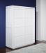 Armoire 2 portes coulissantes Julien, réalisée en Chêne de Ligne contemporaine Finition Chêne Brossé Ivoire ARMOIRE Armoire 2 portes coulissantes Julien, réalisée en Chêne de Ligne contemporaine Finition Chêne Brossé Ivoire ARMOIRE
