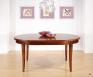 Table Ovale de salle à manger Estelle, réalisée en Merisier Massif de style Louis Philippe 170x110 avec 3 allonges  Table de SAM ovale 