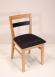 LOT DE 4 Chaises Rodrigue réalisée en chêne massif Ligne contemporaine Assise Tissu d'ameublement Noir (celles de la photo) voir table réf.c62 CHAISES LOT DE 4 Chaises Rodrigue réalisée en chêne massif Ligne contemporaine Assise Tissu d'ameublement Noir (celles de la photo) voir table réf.c62 CHAISES