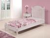 Lit victoire 90x190 réalisée en merisier de style Louis XVI Ivoire patiné Lit 140 Lit victoire 90x190 réalisée en merisier de style Louis XVI Ivoire patiné Lit 140