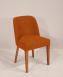Chaise Edouard, assise et dos capitonnés, pieds en Merisier massif de ligne Contemporaine Kénia n°12 ORANGE CHAISES Chaise Edouard, assise et dos capitonnés, pieds en Merisier massif de ligne Contemporaine Kénia n°12 ORANGE CHAISES