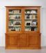 Bibliothèque 2 corps Nina réalisée en Merisier de style Directoire Patinée merisier doré et Lin Bibliothèque Bibliothèque 2 corps Nina réalisée en Merisier de style Directoire Patinée merisier doré et Lin Bibliothèque