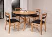 Table ronde Contemporaine Romain, diamètre 120 cm réalisée en chêne avec un pieds central et 1 allonge portefeuille de 50 cm SEULEMENT 1 DISPONIBLE Table ronde diam.120 Table ronde Contemporaine Romain, diamètre 120 cm réalisée en chêne avec un pieds central et 1 allonge portefeuille de 50 cm SEULEMENT 1 DISPONIBLE Table ronde diam.120