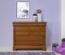 Commode 7 tiroirs Mathilde en chêne massif de style Louis Philippe Finition Chêne Moyen COMMODE Commode 7 tiroirs Mathilde en chêne massif de style Louis Philippe Finition Chêne Moyen COMMODE
