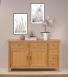 Buffet 2 portes 6 tioirs Evan, réalisé en chêne de style Contemporain BUFFET Buffet 2 portes 6 tioirs Evan, réalisé en chêne de style Contemporain BUFFET