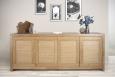 Buffet 4 portes Loann réalisé en chêne de Ligne Contemporaine Plateau incrusté de céramique BUFFET Buffet 4 portes Loann réalisé en chêne de Ligne Contemporaine Plateau incrusté de céramique BUFFET