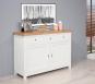 Buffet 2 portes 3 tiroirs Amandine réalisée en Chêne Massif de style campagnard Finition Bicolore BUFFET Buffet 2 portes 3 tiroirs Amandine réalisée en Chêne Massif de style campagnard Finition Bicolore BUFFET